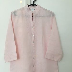 Richard Malcom baby pink tunic/blouse, size medium